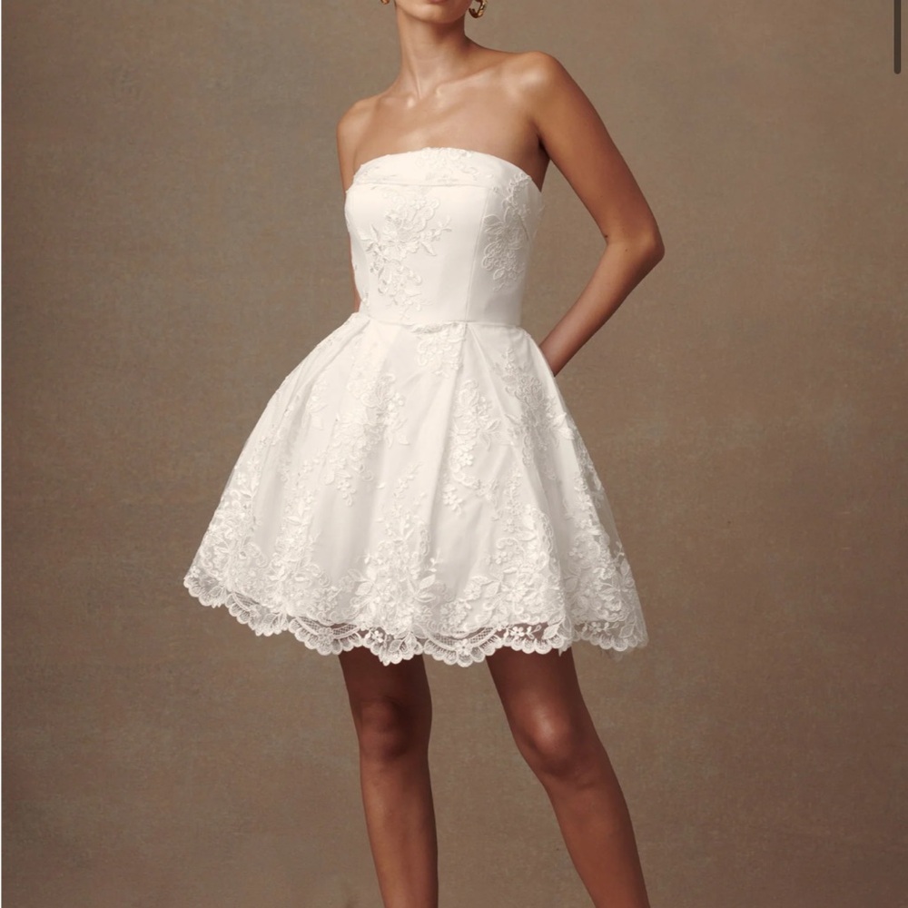 Meshki Eileen Lace Mini Dress